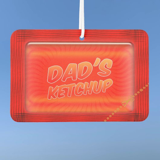 Beste Papa's Ketchup Grappige Rode Auto Luchtverfr Luchtverfrisser