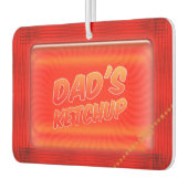 Beste Papa's Ketchup Grappige Rode Auto Luchtverfr Luchtverfrisser (Links)