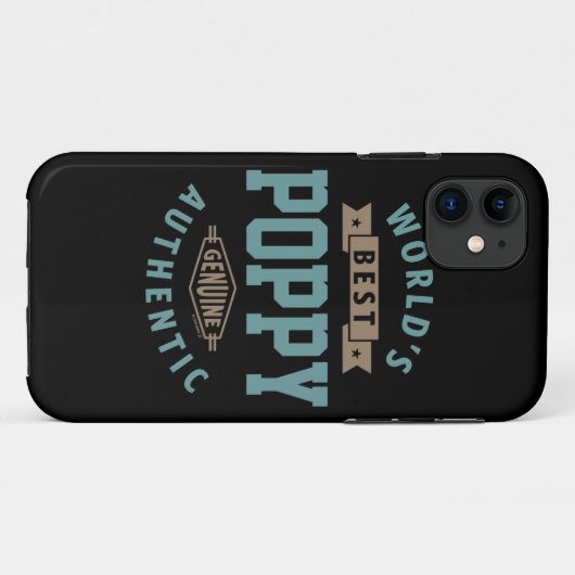 Beste papaver Case-Mate iPhone case (Achterkant (horizontaal))