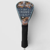 Beste papaver op papier | 3 Foto Golfheadcover (Voorkant)