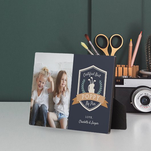 Beste papaver op papier | Foto Golf Grandpa Fotoplaat