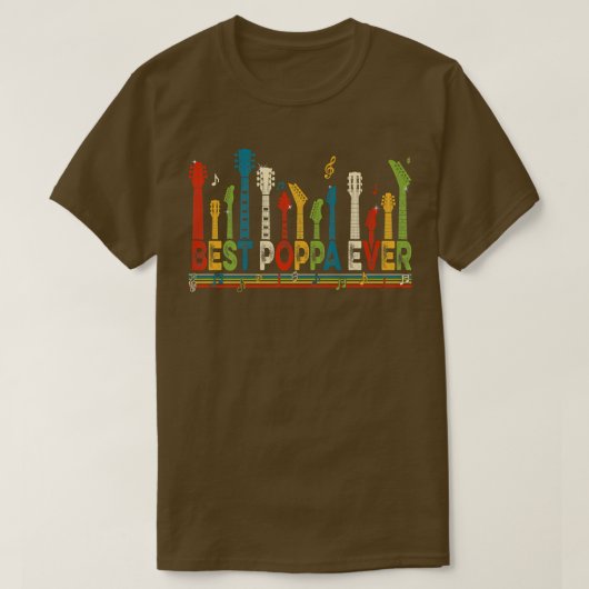 beste papaver-Vaderdag T-shirt (Design voorkant)