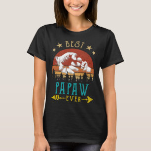 Beste Papaw Ooit Fist Bump Family Matching T-shirt