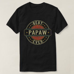 Beste papaw ooit retro  opa vaders dag t-shirt
