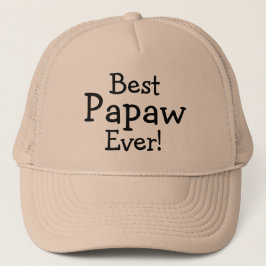 "Beste Papaw ooit!" Trucker Hat Pet