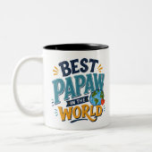 Beste Papaw ter Wereld Foto Mok (Links)