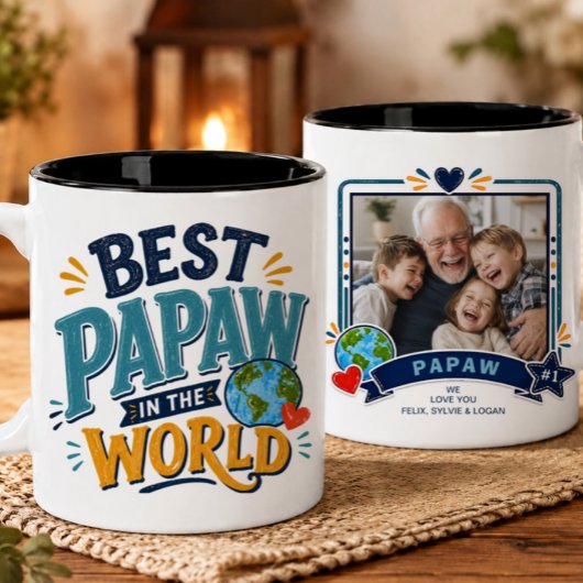 Beste Papaw ter Wereld Foto Mok