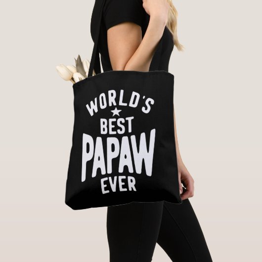 Beste Papaw van de wereld ooit | Vader Gift Tote Bag (Dichtbij)