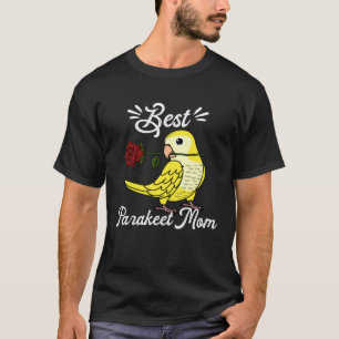Beste papegaai mam ik gele lutino monnik parkiet q t-shirt