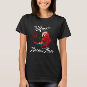Beste papegaai mam ik scharlaken macaw t-shirt