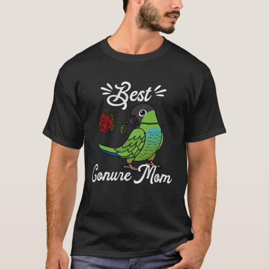 Beste papegaai mam in Nanday Conure T-shirt (Voorkant)
