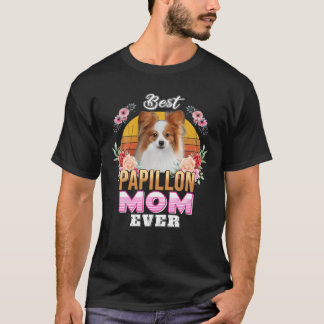  beste Papillon mam ooit Moederdag voor honden T-shirt