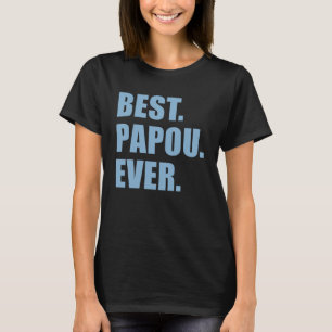 Beste Papou ooit Griekse grootvader T-shirt