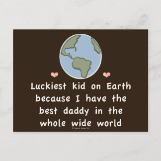 Beste pappa in de Briefkaarten van het Kind van de