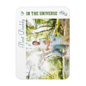 Beste pappa in de Universe Custom Photo Magneet (Verticaal)