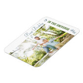 Beste pappa in de Universe Custom Photo Magneet (Linkerzijde)