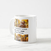 Beste pappa ooit 5 Foto Collage Vaderdag Koffiemok (Voorkant links)