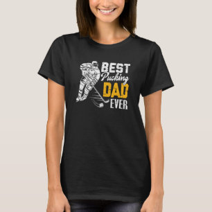 Beste pappa ooit hockey pap vaderdag T-shirt