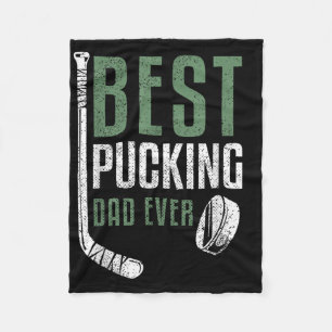 Beste pappa ooit Hockey papa opa Fathers Fleece Deken