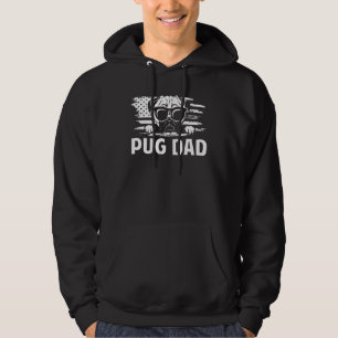 Beste pappa ooit voor Pug Dog Pet Mannen Papa Hoodie