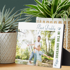 Beste pappa op de Universe Foto Fotoplaat