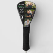 Beste pappa op foto van Par Golfer Vaderdag Golfheadcover (Voorkant)