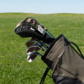 Beste pappa op foto van Par Golfer Vaderdag Golfheadcover (Insitu)