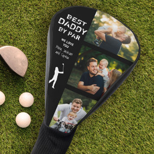 Beste pappa op foto van Par Golfer Vaderdag Golfheadcover