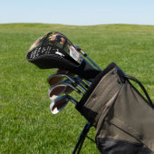 Beste pappa op foto van Par Golfer Vaderdag Golfheadcover (Insitu)