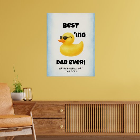 Beste Pappie Aller Tijden | Vaderdag Poster (Woonkamer 2)