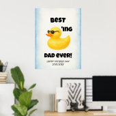 Beste Pappie Aller Tijden | Vaderdag Poster (Thuiskantoor)