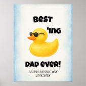 Beste Pappie Aller Tijden | Vaderdag Poster (Voorkant)