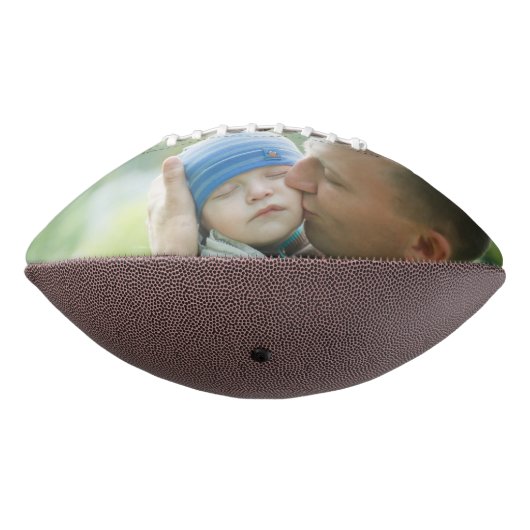Beste pappie met blauw script Foto 1st Vaderdag American Football (Gedraaid 270)