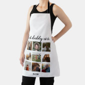 Beste pappie ooit 9 Foto's Collage Kitchen Schort (Insitu)
