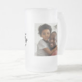 Beste pappie ooit Vaderdag Foto gepersonaliseerd Matglas Bierpul (Voorkant rechts)