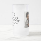 Beste pappie ooit Vaderdag Foto gepersonaliseerd Matglas Bierpul (Center)