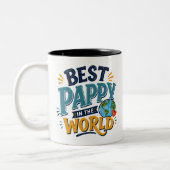 Beste Pappy ter Wereld Foto Mok (Links)