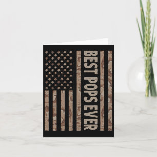 Beste Paps Ooit Amerikaanse Vlag Grappige Opa Vade Kaart
