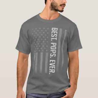 Beste Paps Ooit VS Amerikaanse Vlag Cadeaus voor V T-shirt