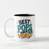 Beste Paps ter Wereld Foto Mok (Links)