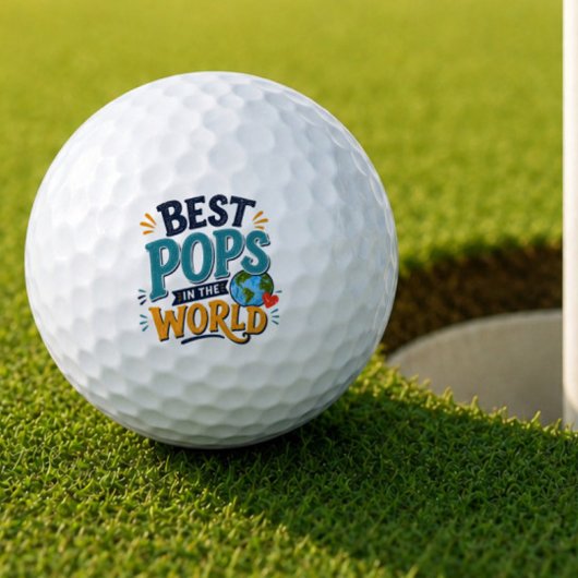 Beste Paps ter Wereld Golfbal Golfballen