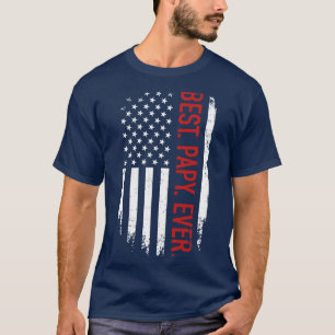 Beste papy ooit met ons Amerikaanse vintage voor g T-shirt