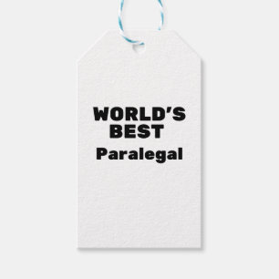 Beste paralegal ter wereld cadeaulabel