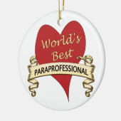 Beste Paraprofessional ter wereld Keramisch Ornament (Links)