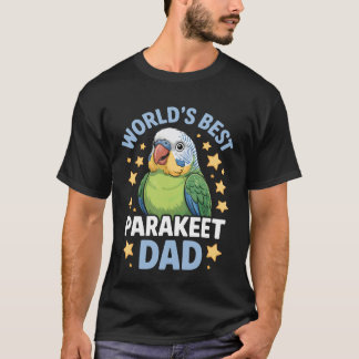 Beste Parkiet Papa 2019 Wereldwijd T-shirt