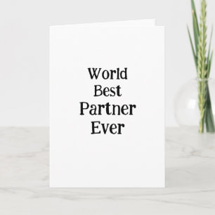 Beste partner ooit Valentijnsdag minnaar vriendin Kaart