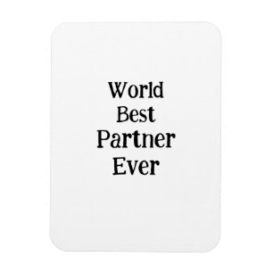 Beste partner ter wereld ooit Valentijnsdag minnaa Magneet