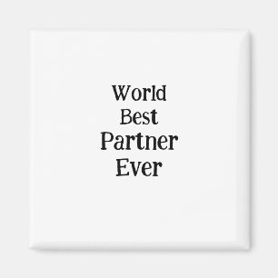 Beste partner ter wereld ooit Valentijnsdag minnaa Magneet