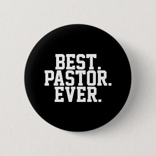 Beste pastoor ooit citaat ronde button 5,7 cm