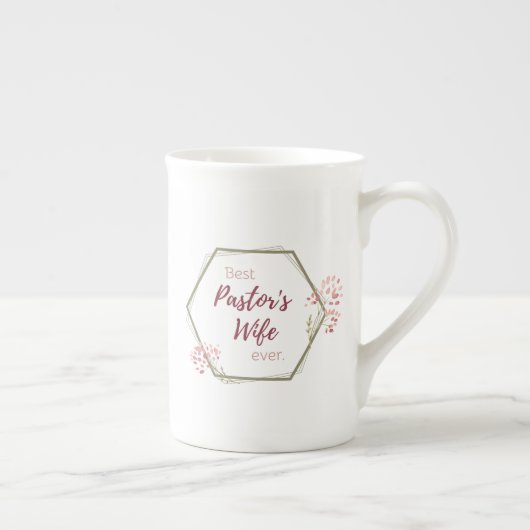 Beste pastoor vrouw ooit Inspirerend cadeau Porselein Kop (Rechts)